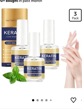 Keratin Nail Care Oil

(3 Pack)